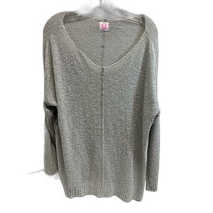 Classic grey v-neck sweater from Wanna B Small